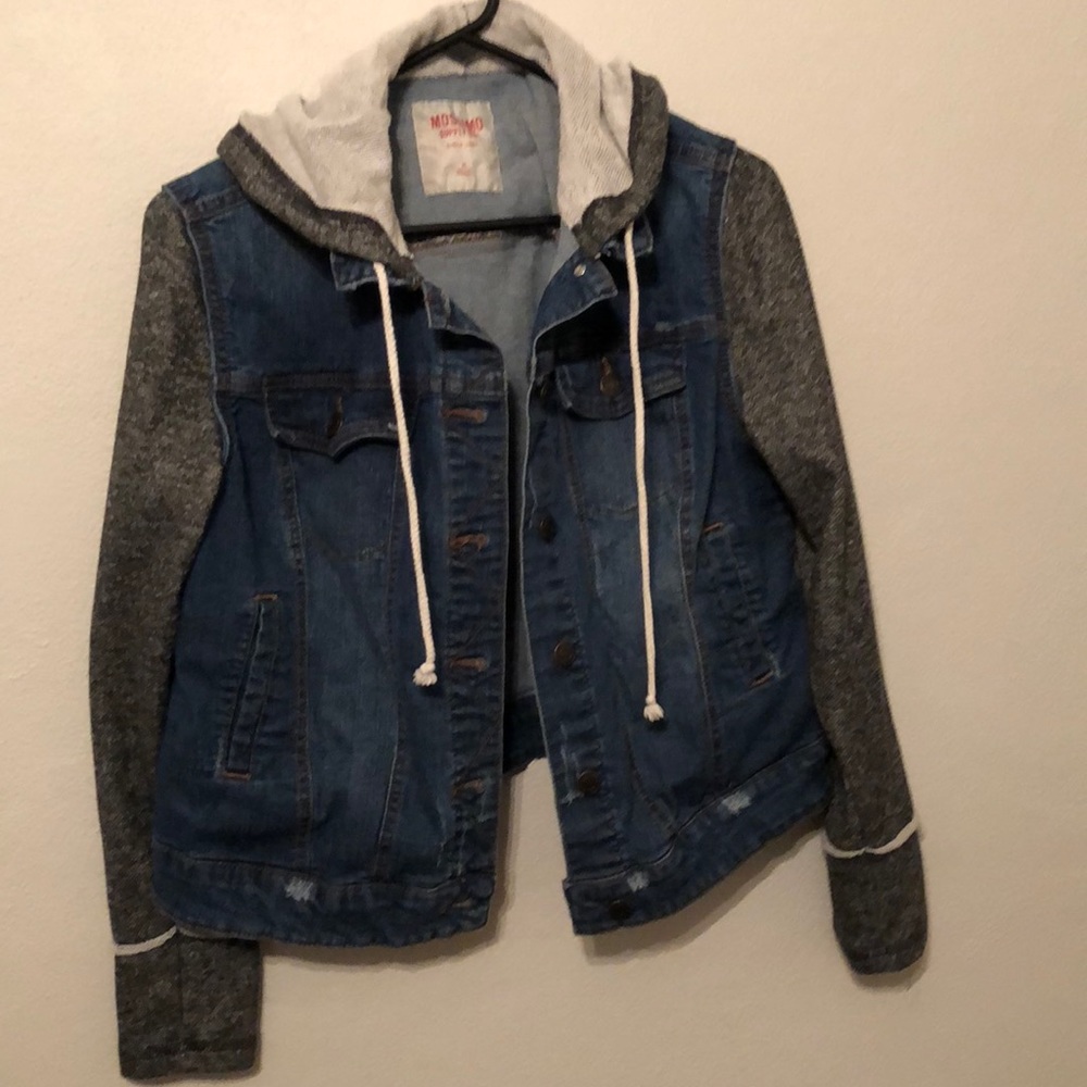 Jean jacket hoodie